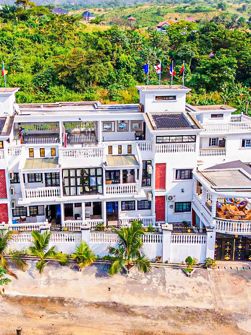Sky Guest House seen from above