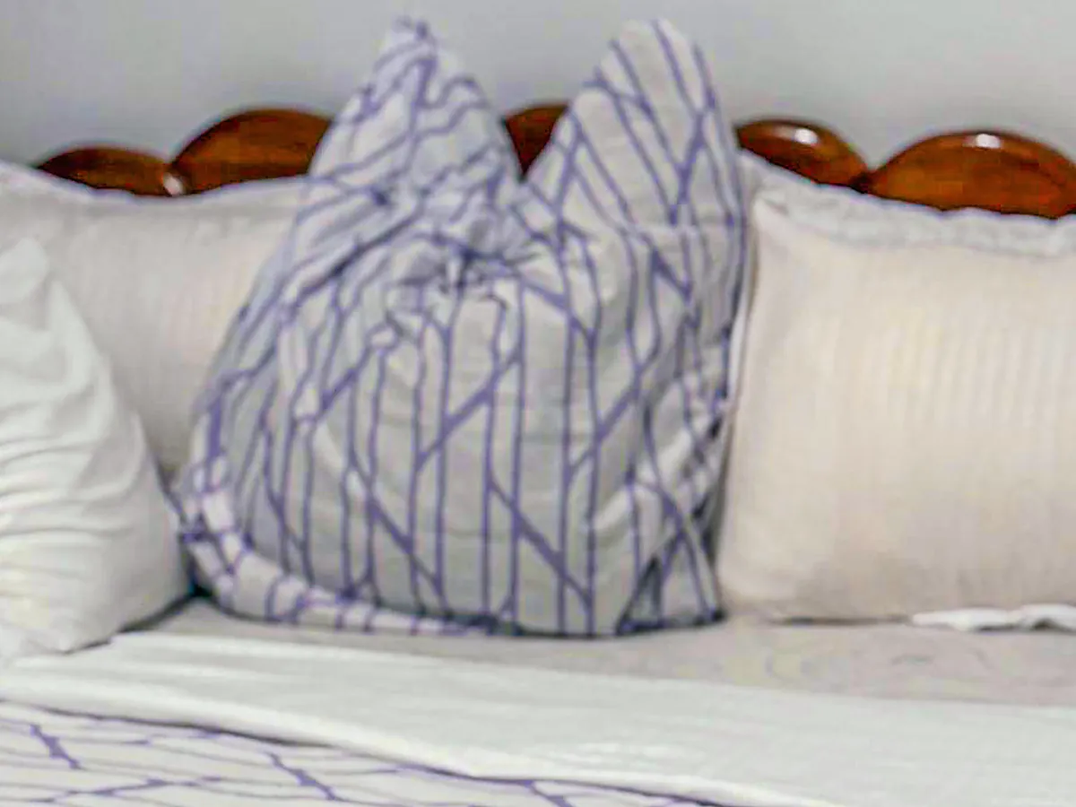 Fresh linen, made up for arrival